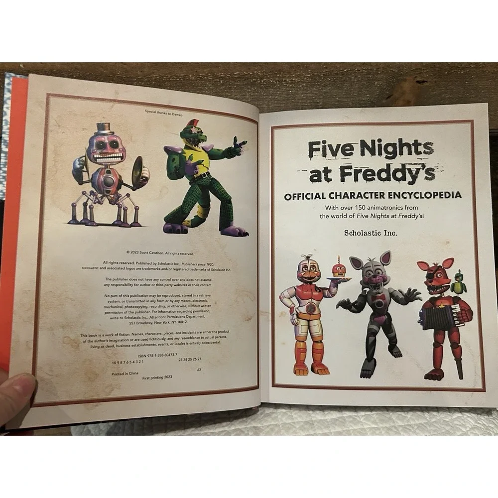 Five Nights at Freddy's Character Encyclopedia (an‎ Afk Book) by Cawthon, Scott